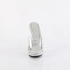 LIP-101DM Plateau Pantoletten Transparent/Silber von Fabulicious – Ansicht 2