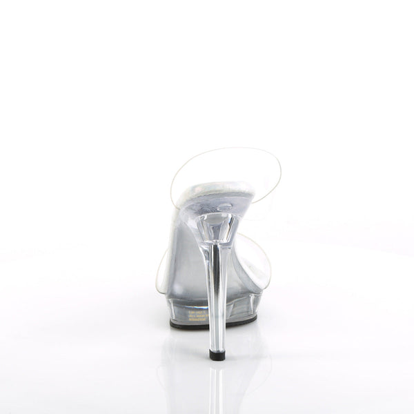 LIP-102-1 Pantoletten Plateau Schwarz von Fabulicious – Ansicht 4