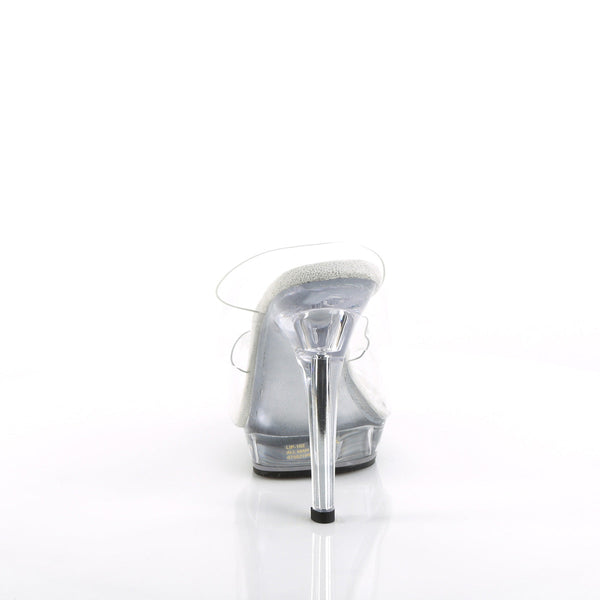 LIP-102 Plateau Pantoletten Schwarz von Fabulicious – Ansicht 4