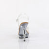 LIP-108 Plateau Sandaletten Transparent/Beige | Fabulicious