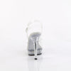 LIP-108MG Plateau Sandaletten transparent-silber von Fabulicious – Ansicht 4