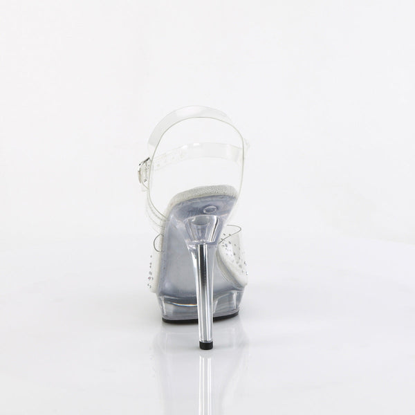 LIP-108SD Plateau Sandaletten klar von Fabulicious – Ansicht 4