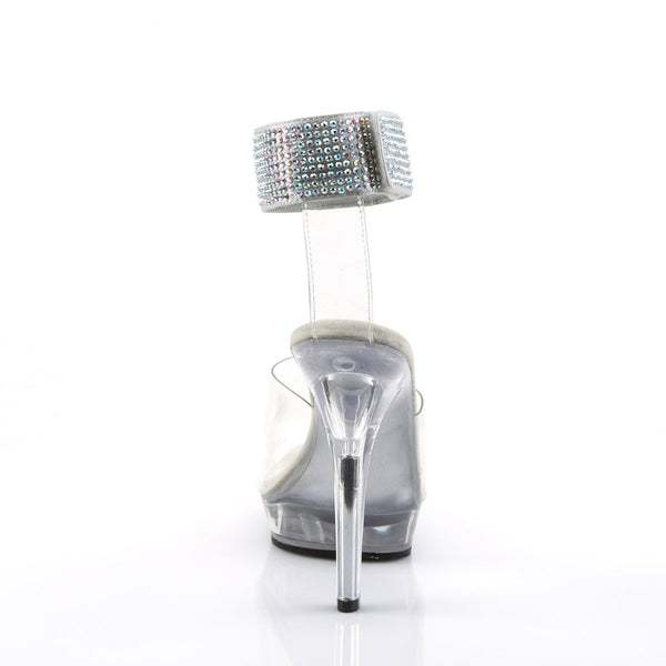LIP-142 Plateau Sandaletten transparent von Fabulicious – Ansicht 4