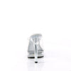 MAJESTY-501 Plateau Pantoletten - Transparent/Weiß von Fabulicious – Ansicht 4