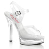MAJESTY-508 High Heels Sandaletten - Transparent | Fabulicious