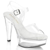 MARTINI-508 Sandalette Transparent von Fabulicous