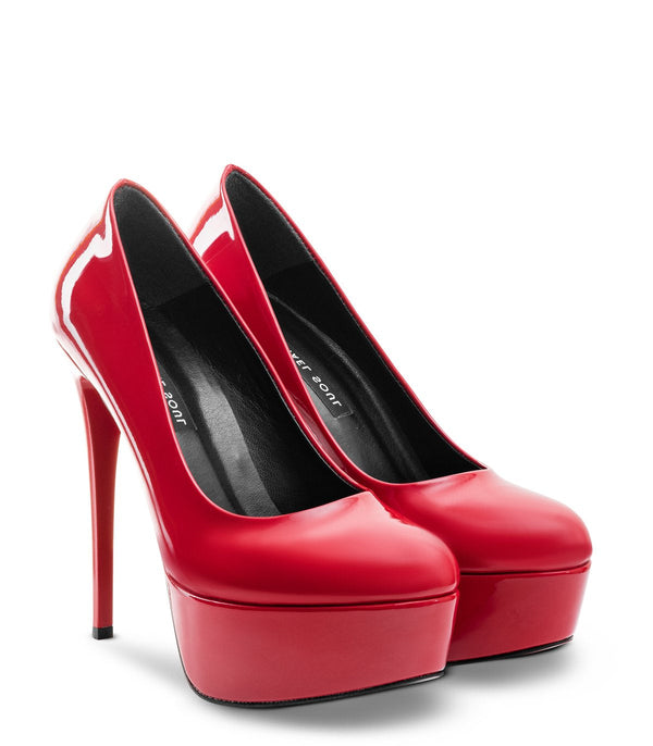 Michael Soul ARIA - Plateau Pumps rot lack SALE