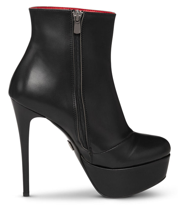 Michael Soul VALERIA - Plateau Stiefeletten schwarz matt SALE