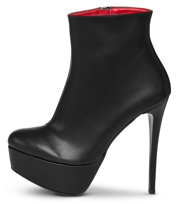 Michael Soul VALERIA - Plateau Stiefeletten schwarz matt SALE