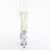 MOON-1021C-DIA - Plateau Stiefeletten - Transparent von Pleaser – Ansicht 4