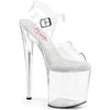 NAUGHTY-808 Plateau Sandaletten - Transparent | Pleaser