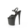 NAUGHTY-809 - Plateau High Heel Sandaletten - Schwarz Matt von Pleaser – Ansicht 3
