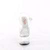 PASSION-708 Plateau Sandaletten - Transparent von Pleaser – Ansicht 2