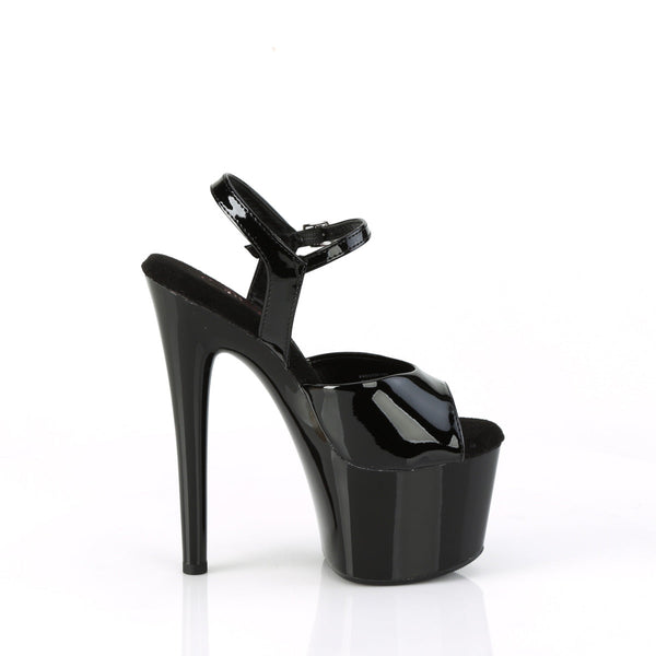 PASSION-709 Plateau Sandaletten - Schwarz von Pleaser – Ansicht 5