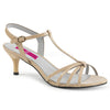 KIT-06 Sandaletten Beige/Lack | Pleaser Pink Label