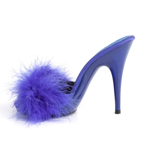 POISE-501F Pantoletten Blau von Fabulicious – Ansicht 3