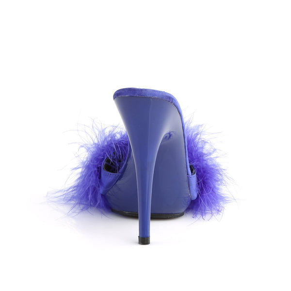 POISE-501F Pantoletten Blau von Fabulicious – Ansicht 4