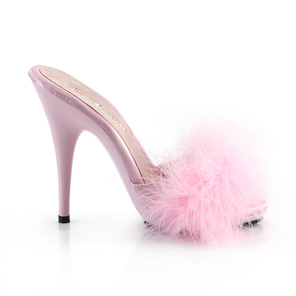 POISE-501F Pantoletten Baby Pink von Fabulicious – Ansicht 5
