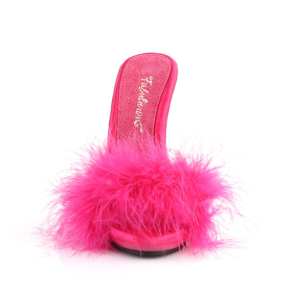 POISE-501F Pantoletten Hot Pink von Fabulicious – Ansicht 2