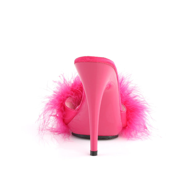POISE-501F Pantoletten Hot Pink von Fabulicious – Ansicht 4