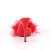 POISE-501F Pantoletten Rot von Fabulicious – Ansicht 4