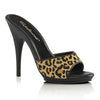 POISE-501FUR Pantoletten Leopard von Fabulicious