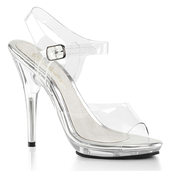 POISE-508 Sandaletten transparent von Fabulicious