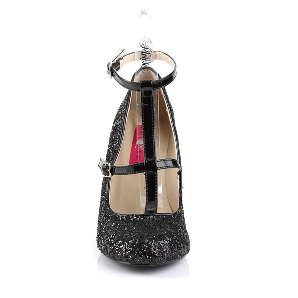 QUEEN-01 Pumps schwarz von Pleaser Pink Label – Ansicht 2