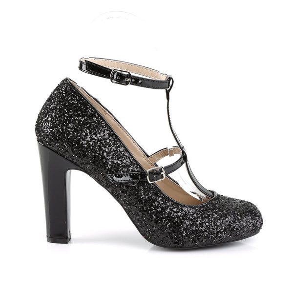 QUEEN-01 Pumps schwarz von Pleaser Pink Label – Ansicht 5