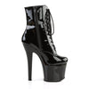 RADIANT-1020 Plateau Stiefeletten von Lack Schwarz | Pleaser – Ansicht 5