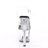 RADIANT-708 Plateau Sandaletten - Schwarz/Transparent von Pleaser – Ansicht 4