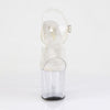 RAZZLE-808 Plateau Sandaleten Transparent von Pleaser – Ansicht 2