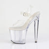 RAZZLE-808 Plateau Sandaleten Transparent von Pleaser – Ansicht 3