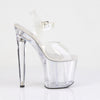 RAZZLE-808 Plateau Sandaleten Transparent von Pleaser – Ansicht 5