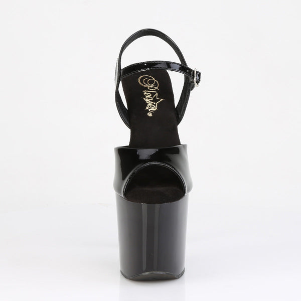 RAZZLE-809 Plateau Sandaletten Schwarz von Pleaser – Ansicht 2