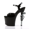 REVOLVER-709 Plateau Sandaletten Schwarz Lack von Pleaser – Ansicht 3