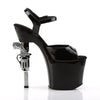 REVOLVER-709 Plateau Sandaletten Schwarz Lack von Pleaser – Ansicht 5