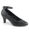Riemchenpumps DIVINE-431 - PU Schwarz | Pleaser Pink Label