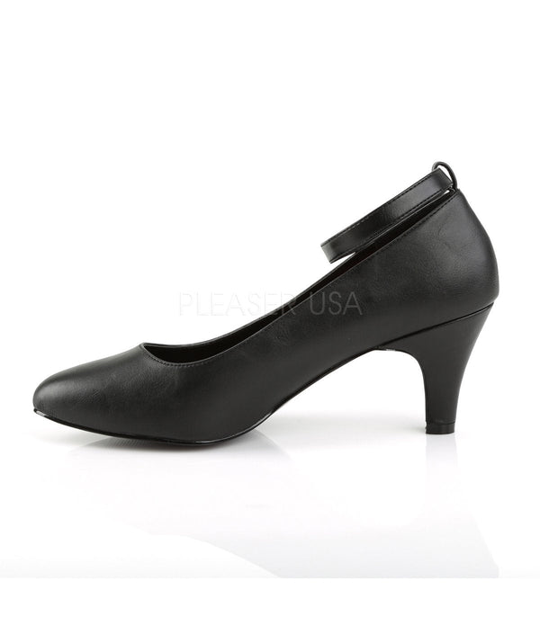 Riemchenpumps DIVINE-431 - PU Schwarz | Pleaser Pink Label SALE