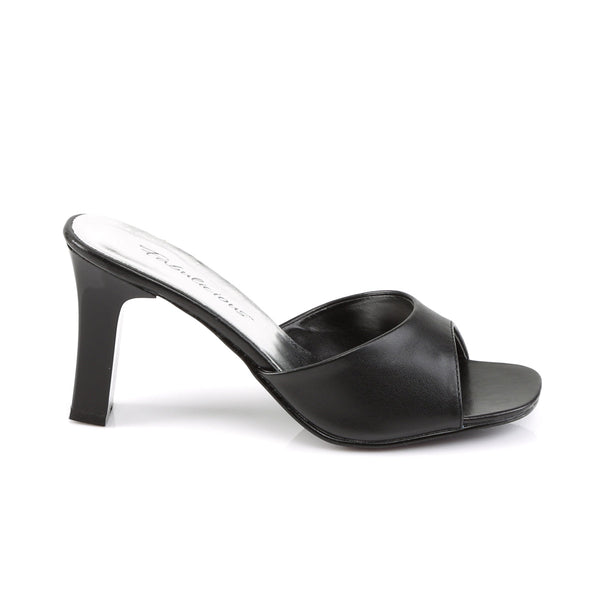 ROMANCE-301-2 Pantoletten Schwarz von Fabulicious – Ansicht 5