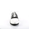 SADDLE-50 Schuhe Schwarz/Weiß | Funtasma