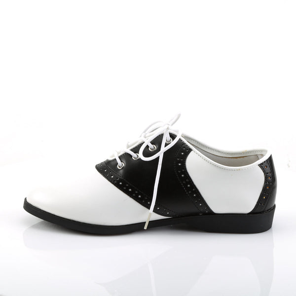 SADDLE-50 Schuhe Schwarz/Weiß | Funtasma