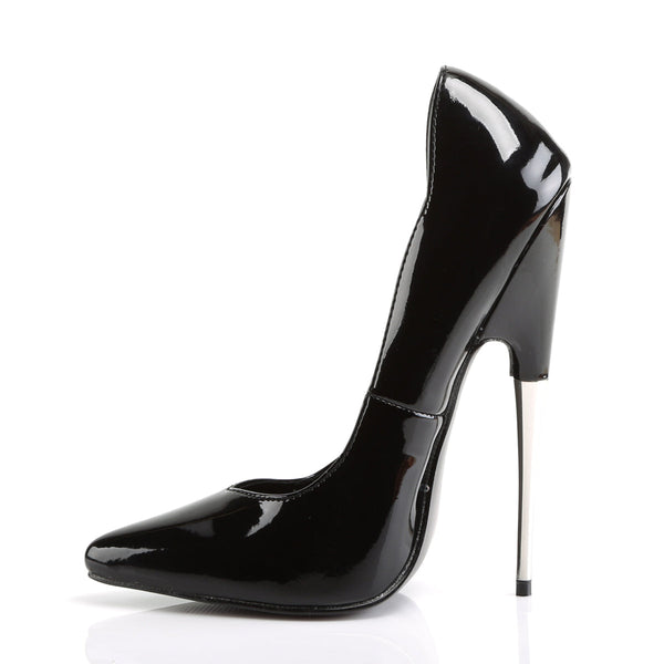 SCREAM-01 Pumps Schwarz Lack von Devious – Ansicht 3