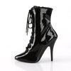 SEDUCE-1020 Stiefeletten Lack Schwarz von Pleaser – Ansicht 3