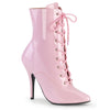 SEDUCE-1020 Stiefeletten Lack Baby Pink von Pleaser