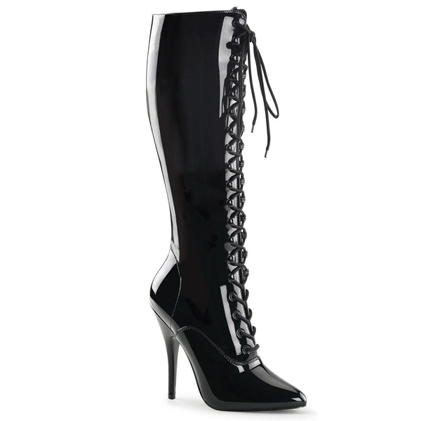 SEDUCE-2020 Stiefel Schwarz von Pleaser