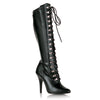 SEDUCE-2024 Stiefel Schwarz Matt von Pleaser