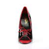 SEDUCE-216 Pumps Lack Schwarz/Rot von Pleaser – Ansicht 2