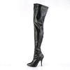 SEDUCE-3000 Overknee Stiefel Schwarz Matt von Pleaser – Ansicht 3