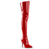 SEDUCE-3000 Overknee Stiefel Lack Schwarz von Pleaser